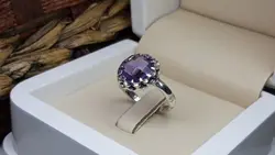 انگشتر زنانه آماتیس آفریقایی کد 37