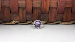 انگشتر زنانه آماتیس آفریقایی کد 37