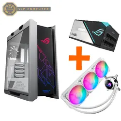 باندل Asus ROG HELIOS White و ASUS ROG LC II 360 White و ASUS ROG THOR 850W PII