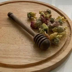 قاشق عسل چوبی درجه 1 - فروشگاه عسل بیزی بی