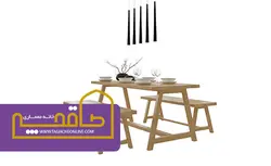 آبجکت تکی میز و نیمکت 188 - طاقچه آنلاین