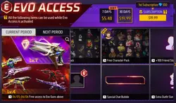 خرید اشتراک EVO ACCESS ماهانه فری فایر با قیمت ارزان 💳 واریز سریع 🛒