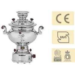 سماور گازسوز برادران سیفی مدل صدفی ظرفیت 6 لیتر