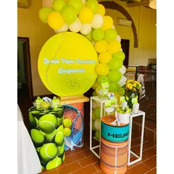 دکور تم تولد تنیس سفارشی