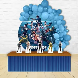 دکور تم تولد فری فایر سفارشی