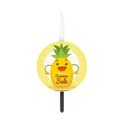 شمع تولد سفارشی تم آناناس