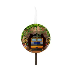 شمع تولد سفارشی تم قطار