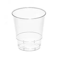 لیوان کریستال شفاف یکبار مصرف