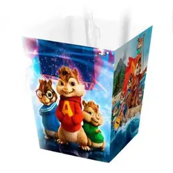 ظرف پاپ کرن تم آلوین و سنجاب ها (تک قلم)