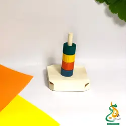 میله و حلقه رنگی