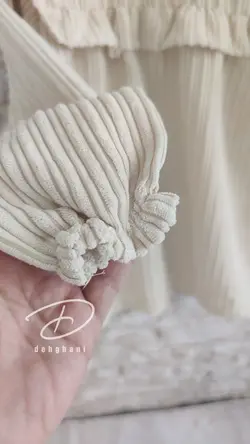 شومیز مخمل کبریتی کرم