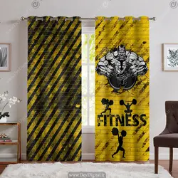 پرده پانچی مناسب برای باشگاه بدنسازی PK-5639