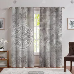 پرده چاپی پتینه رنگ روشن PK-5969