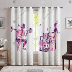 پرده طرح باشگاه بدنسازی بانوان PK-5610
