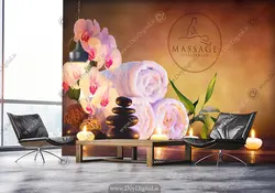 پوستر دیواری برای کلینیک ماساژ درمانی BA-8689 | چاپ دی : دکوراسیون داخلی آنلاین چاپی