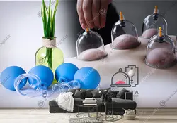 پوستر دیواری مرکز بادکش درمانی و حجامت BA-8728 | چاپ دی : دکوراسیون داخلی آنلاین چاپی