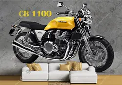 پوستر دیواری طرح موتور CB 1100 هوندا BA-9240 | چاپ دی : دکوراسیون داخلی آنلاین چاپی
