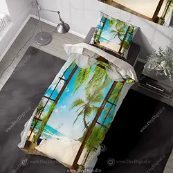 قیمت و خرید روتختی تصویر شن و ساحل و درخت PK-5467 | چاپ دی : تولید کننده روتختی سه بعدی