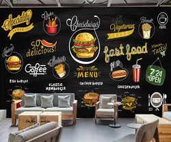 پوستر دیواری پیتزا و همبرگر DL-21011