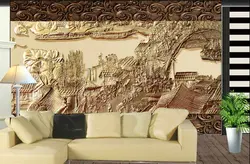 پوستر دیواری گچ بری از نمای شهر قدیمی | چاپ دی : دکوراسیون داخلی آنلاین چاپی ، پوستر دیواری ، سه بعدی ، کاغذ