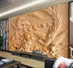 پوستر دیواری گچ بری سه بعدی طاووس | چاپ دی : دکوراسیون داخلی آنلاین چاپی ، پوستر دیواری ، سه بعدی ، کاغذ