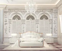 پوستر دیواری درها و ستون های گچ بری | چاپ دی : دکوراسیون داخلی آنلاین چاپی ، پوستر دیواری ، سه بعدی ، کاغذ