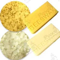 موم بیزواکس یا موم عسل تصفیه شده + قیمت موم پرک و قالبی بیزواکس