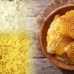 موم بیزواکس یا موم عسل تصفیه شده + قیمت موم پرک و قالبی بیزواکس