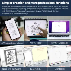 لیزر حکاکی NEJE مدل N30820 همراه اپلیکیشن موبایل