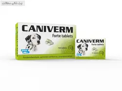 قرص ضدانگل سگ و گربه کنی ورم caniverm وزن 1 گرم