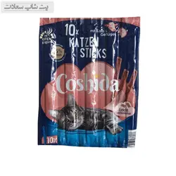 تشویقی مدادی گربه کوشیدا با طعم گوشت گوساله و مرغ Cooshida Cat Stick Beef & Poultry بسته 5 عددی - پت شاپ سعادت