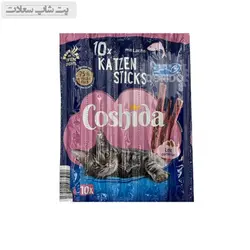 تشویقی مدادی گربه کوشیدا با طعم سالمون Cooshida Cat Stick Salmon بسته 5 عددی - پت شاپ سعادت