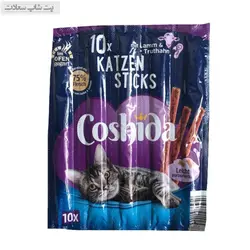 تشویقی مدادی گربه کوشیدا با طعم گوشت بره و بوقلمون Coshida Cat Stick Lamb & Turkey بسته 5 عددی - پت شاپ سعادت