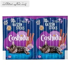 تشویقی مدادی گربه کوشیدا با طعم گوشت بره و بوقلمون Coshida Cat Stick Lamb & Turkey بسته 5 عددی - پت شاپ سعادت
