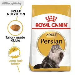 غذای خشک گربه نژاد پرشین رویال کنین Royal Canin Persian Adult وزن 2 کیلوگرم - پت شاپ سعادت