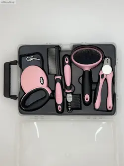 ست قلاده و لوازم بهداشتی سگ مدل DELE