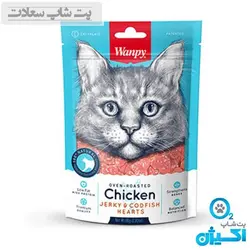 تشویقی جرکی تکه ای با طعم مرغ ونپی - ٨٠ گرم