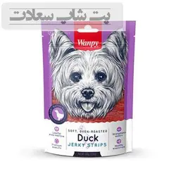 غذای تشویقی سگ ونپی مدل Duck Jerky Strips وزن 100 گرم