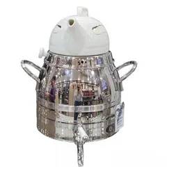 کتری قوری قیطاسی T.GH مدل آپادانا 6 لیتری شیردار براق کف چدن دستگیره استیل کد TGH-7760