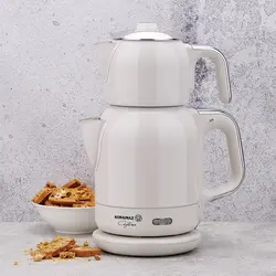 چای ساز 1/7 لیتر کرکماز وانیلی مدل چایتما Caytema کد 08-331