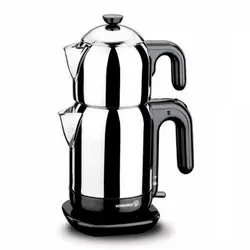 چای ساز 1/8 لیتر کرکماز مشکی مدل دمکولیک DEMKOLIK کد 359