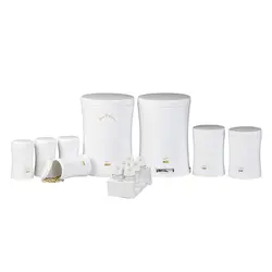 سرویس جهیزیه 15 پارچه سفید درب فلزی بهازکالا کد 16301089