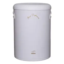 سطل برنج بدون پیمانه سفید درب پلیمری بهازکالا کد 16003008