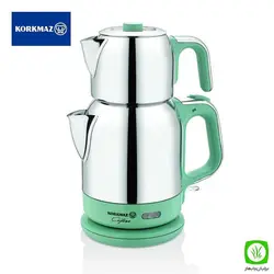 چای ساز چایتیما استیل نعنایی کرکماز کد 06-331
