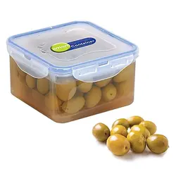 ظرف پنیر و زیتون چهار قفل لیمون