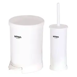 سطل و فرچه درب رنگی لیمون