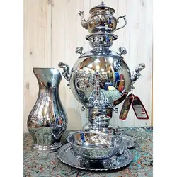 سماور گازی پاکان 6 لیتری توپی ساده