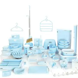 سرویس جهیزیه نارین لیمون آبی پاستیلی