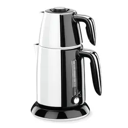 سرویس چای ساز برقی استیل کرکماز مدل تک چای کد 05-347
