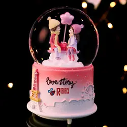 گوی موزیکال مدل کادو عاشقانه